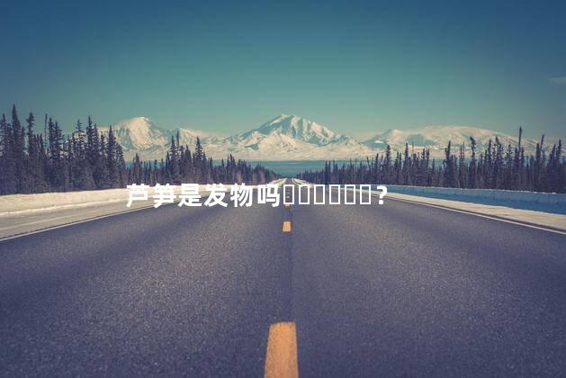 芦笋是发物吗？
